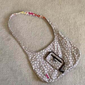 Thirty One Shoulder Bag,
Wallet Bundle Polka Dot /Leaf Demask